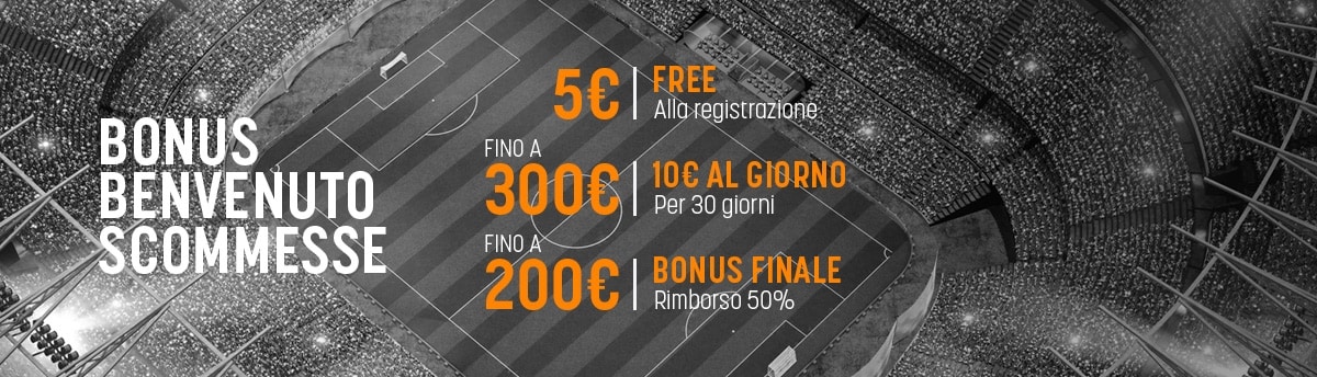 Bonus di benvenuto SNAI: Sport 505
