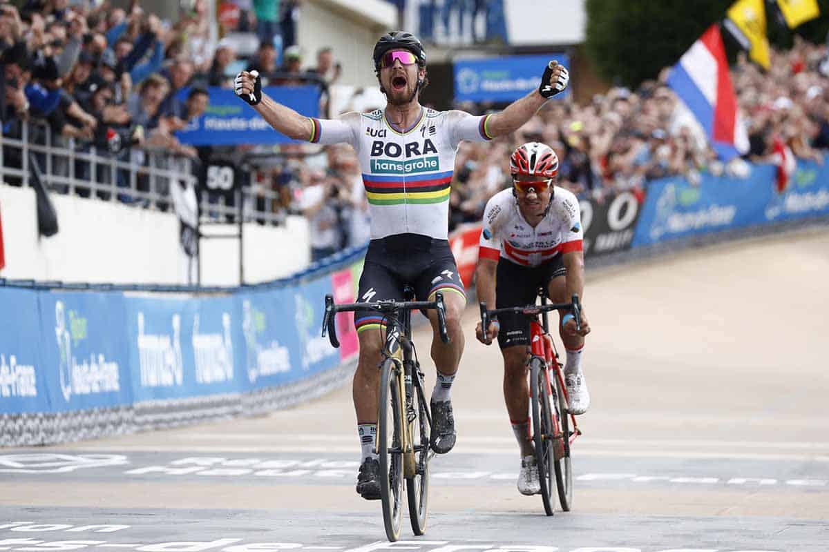 Peter Sagan vincitore della Roubaix 2018