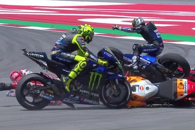 Lo strike di Jorge Lorenzo a Barcellona