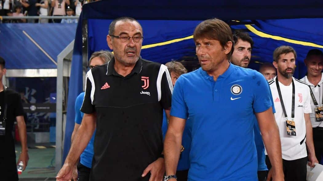 Inter-Juventus è anche Conte contro Sarri