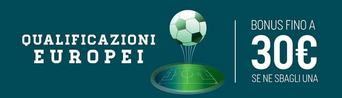 I Bonus SNAI per le scommesse sportive: EURO 2020 AL SICURO