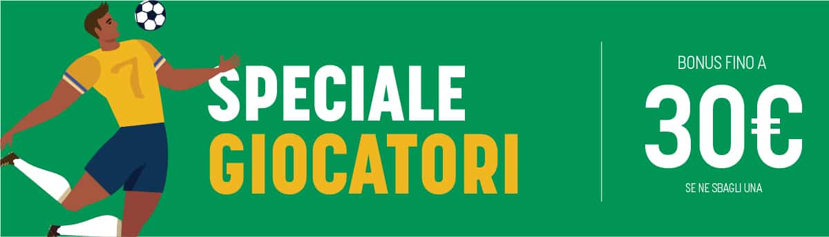 SPECIALE GIOCATORI SNAI