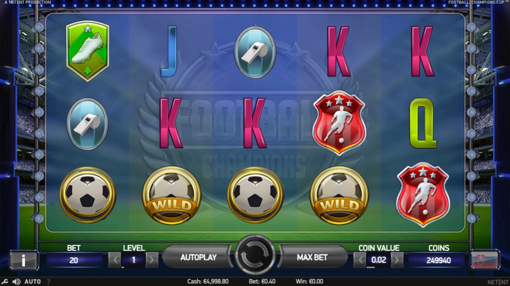 screenshot Champions Cup Slot