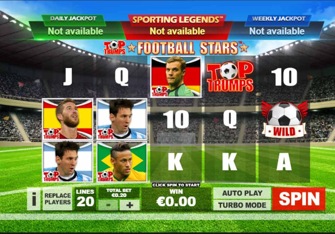 top trumps football stars screnshot