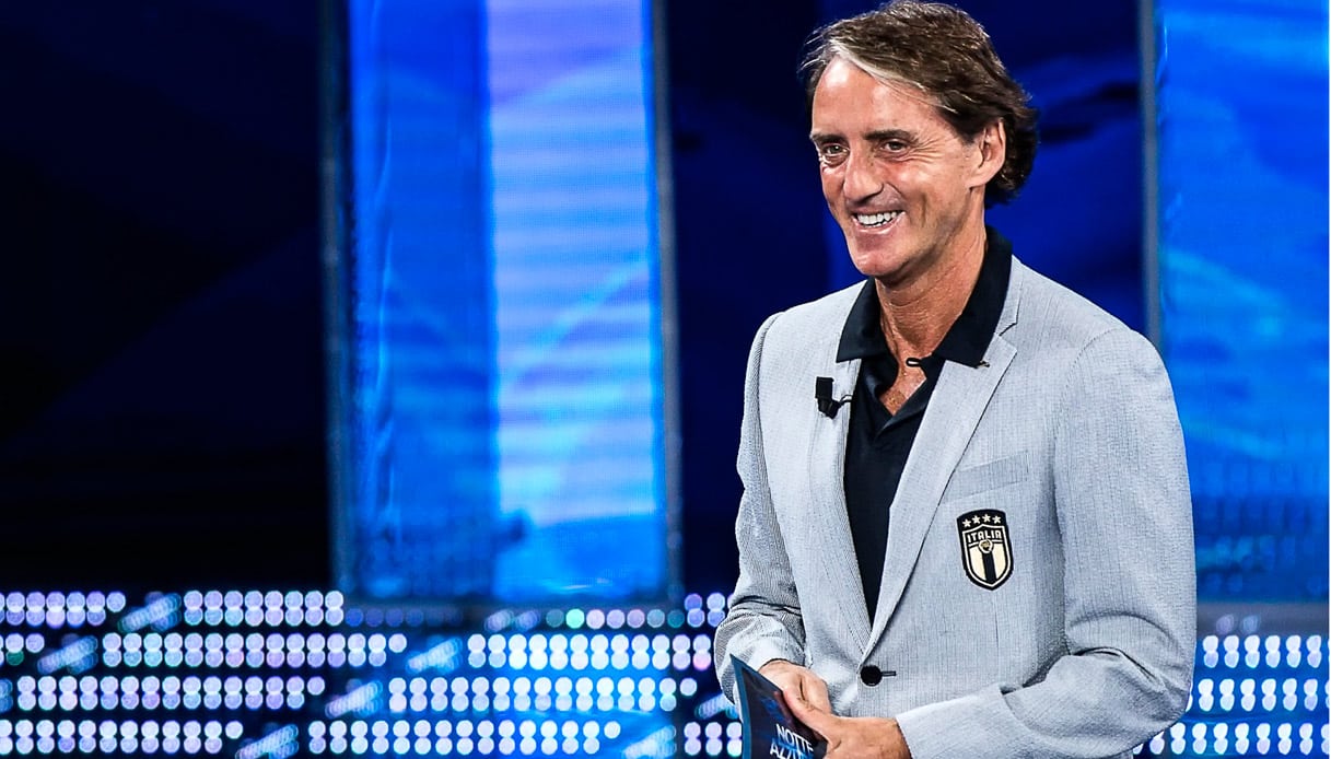 Il CT italiano Roberto Mancini