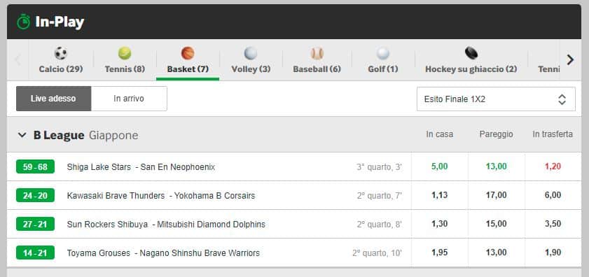 betway in play